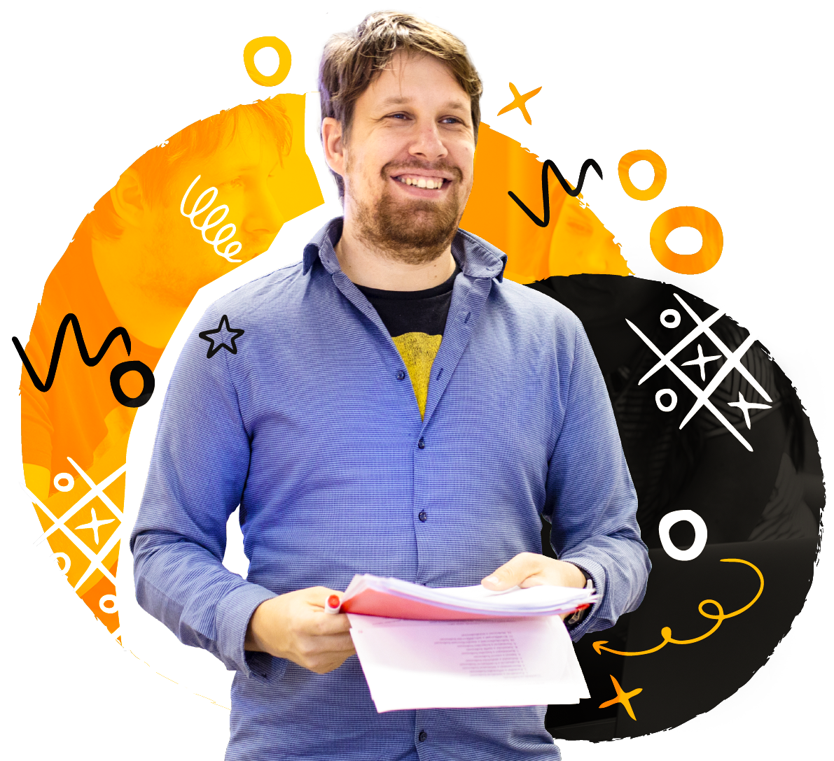 "Zakladatel Eduall Michal Prokeš, nabízející webináře a metodické materiály pro pedagogy a rodiče zaměřené na práci s náročným žákem.