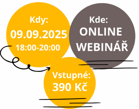 Speciální pedagožka Klára Ulmonová zve na webinář „Prvňáčci ve škole – jak jim usnadnit první týdny“, který proběhne online 9. 9. 2025 od 18:00 do 20:00.
